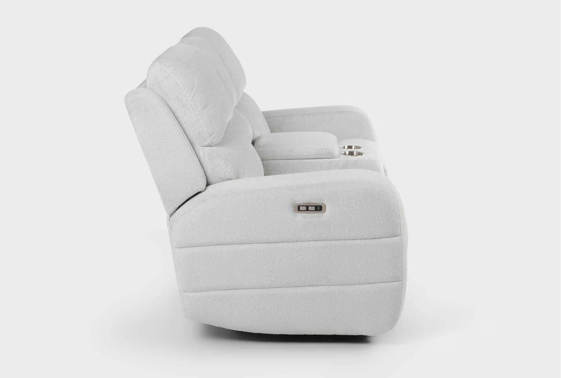 rio grey fabric 71" power reclining console loveseat w/usb 22 rio grey fabric 71" power reclining console loveseat w/usb