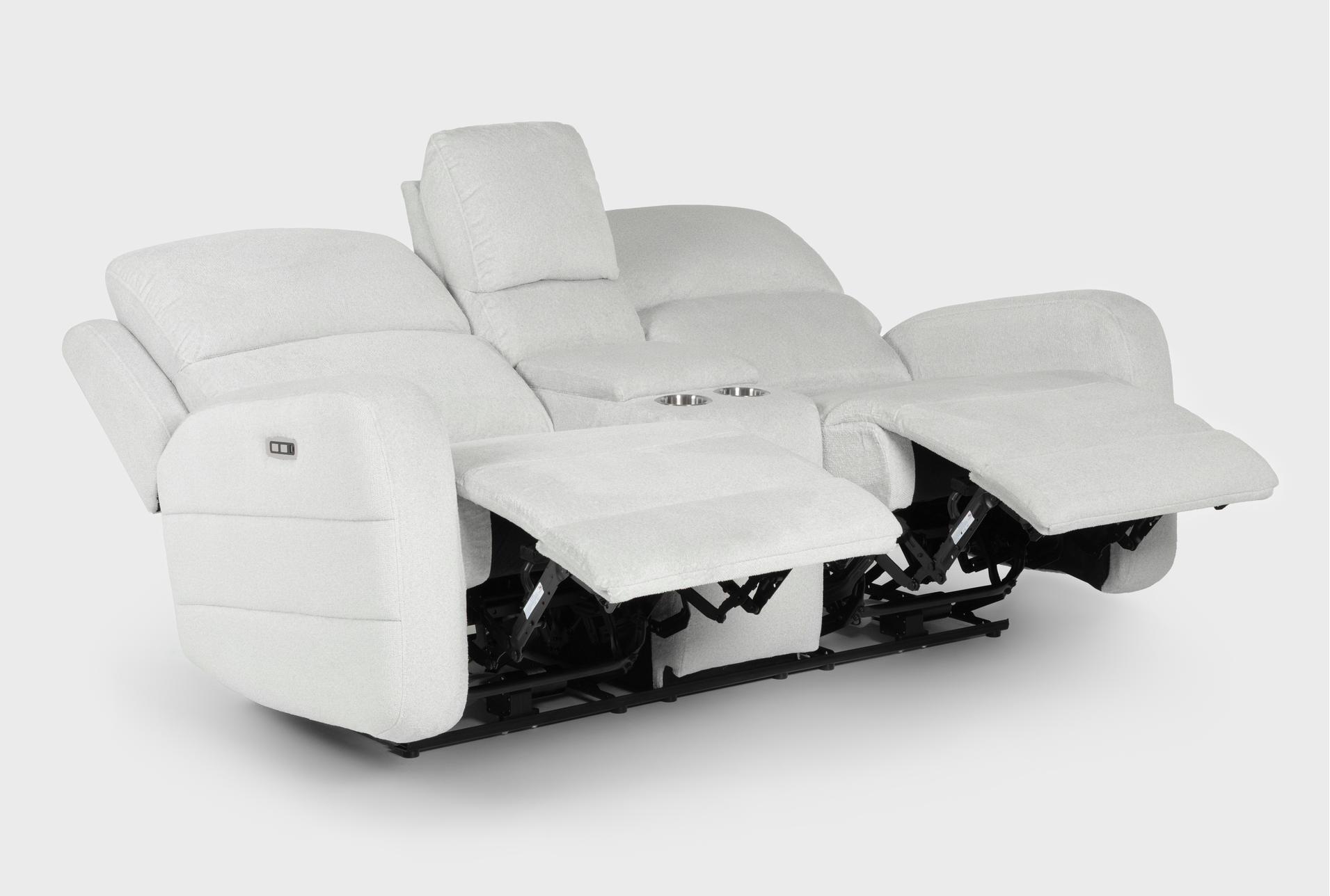 rio grey fabric 71" power reclining console loveseat w/usb 24 rio grey fabric 71" power reclining console loveseat w/usb