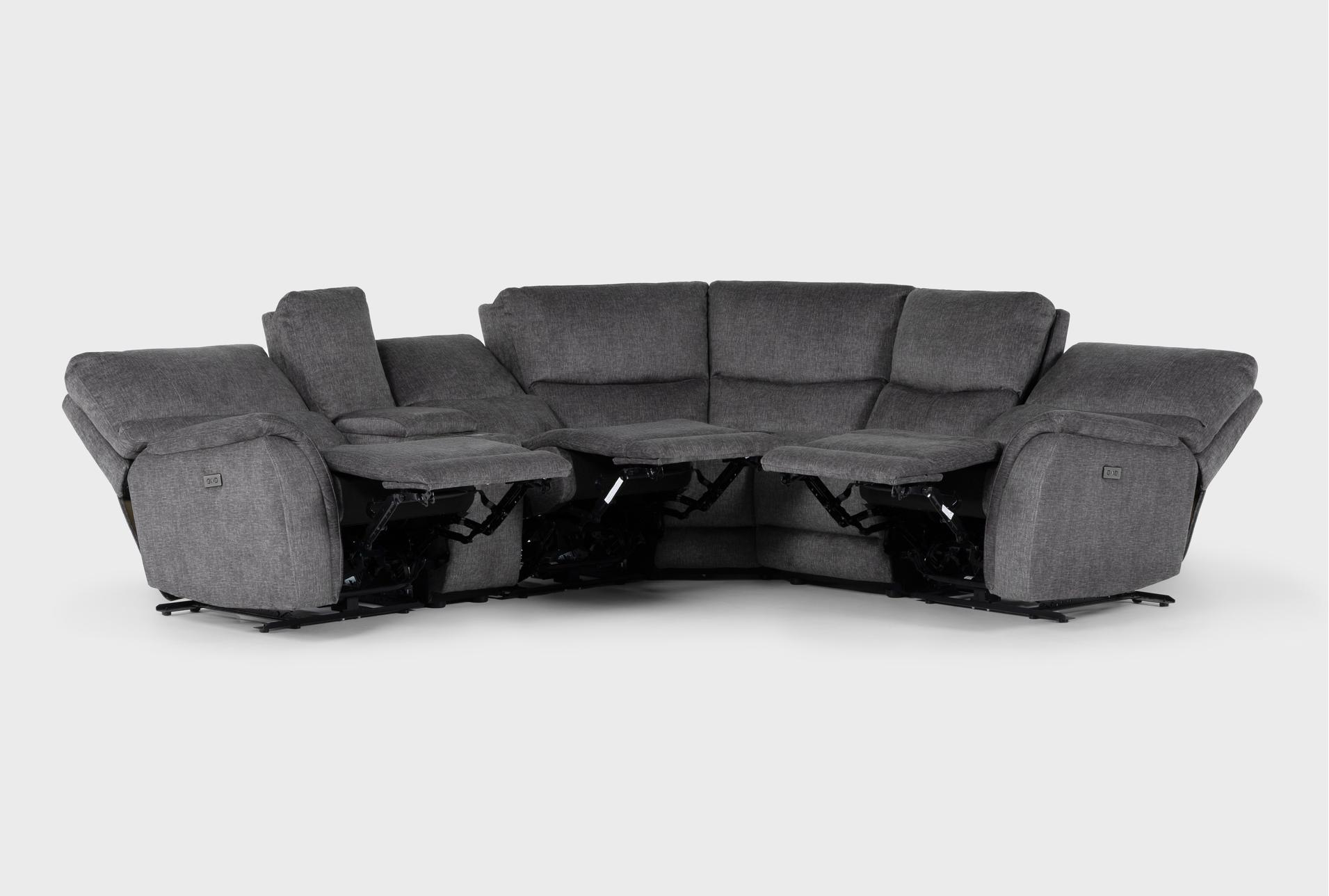 nash 6 piece 117"power reclining modular sectional with console 24 nash 6 piece 117"power reclining modular sectional with console