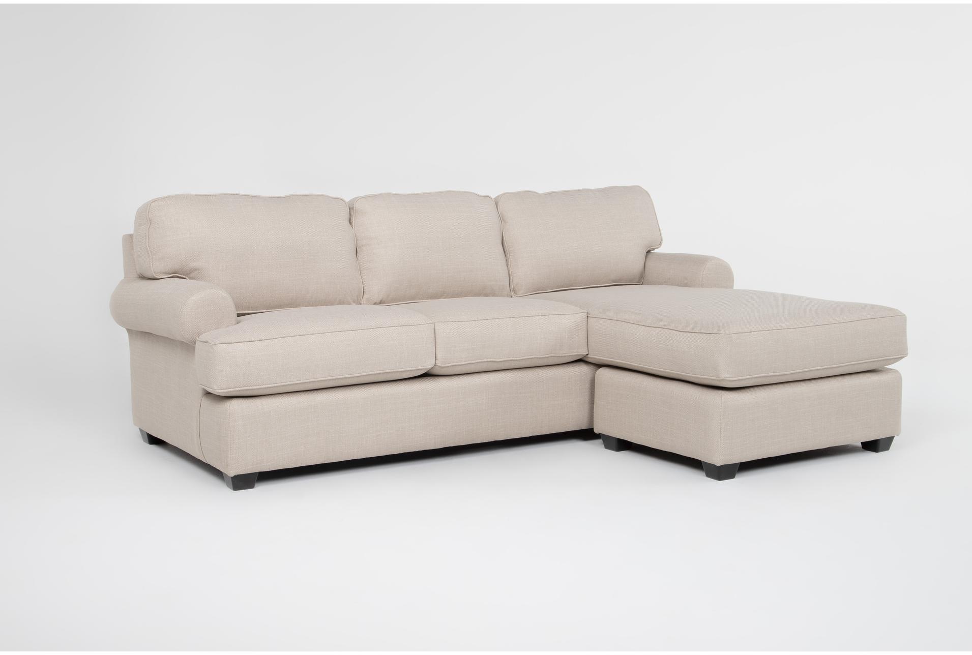 hampstead ii linen fabric 97" sleeper sofa with reversible chaise | rolled arms | loose reversible back 1 hampstead ii linen fabric 97" sleeper sofa with reversible chaise | rolled arms | loose reversible back
