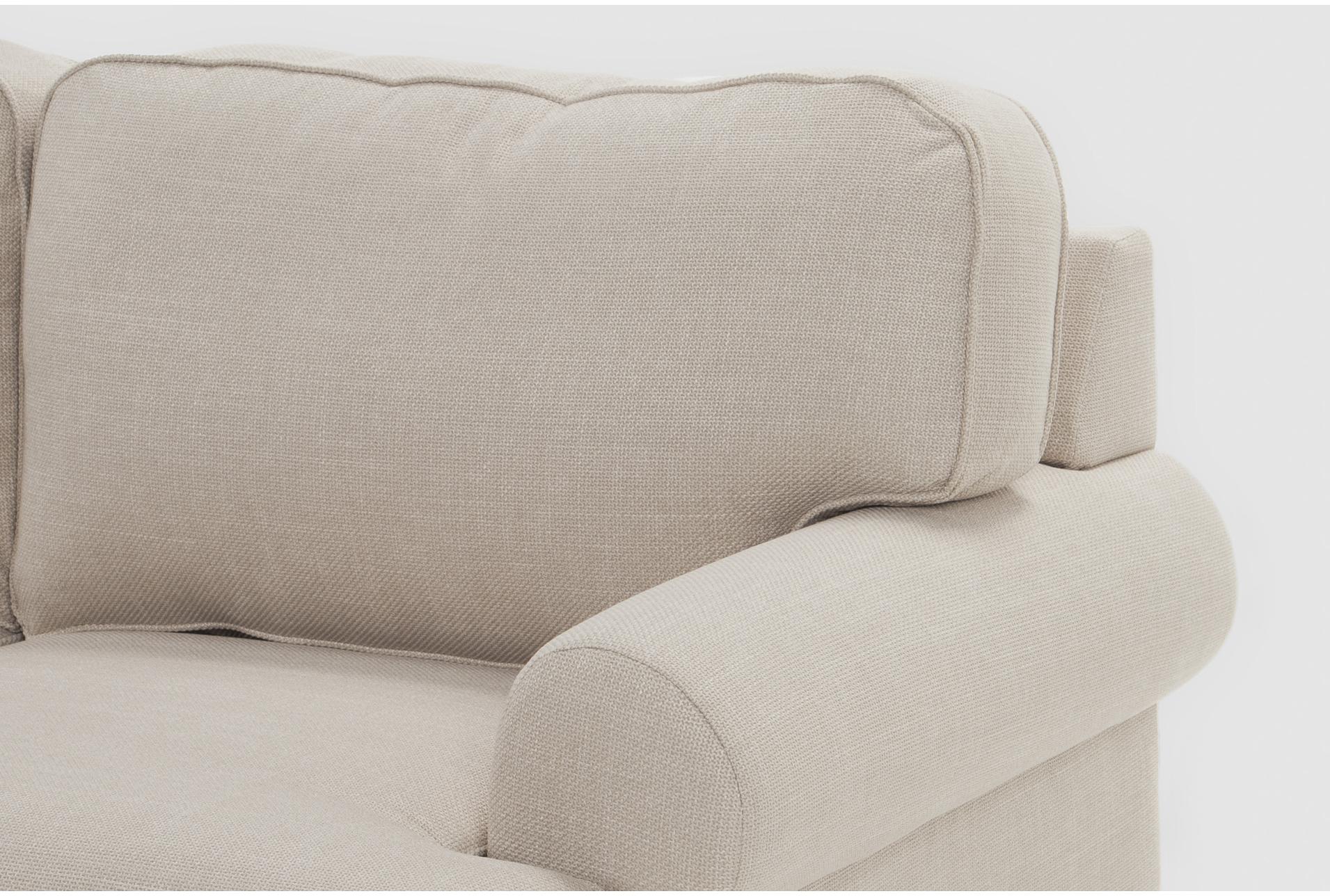 hampstead ii linen fabric 97" sleeper sofa with reversible chaise | rolled arms | loose reversible back 15 hampstead ii linen fabric 97" sleeper sofa with reversible chaise | rolled arms | loose reversible back