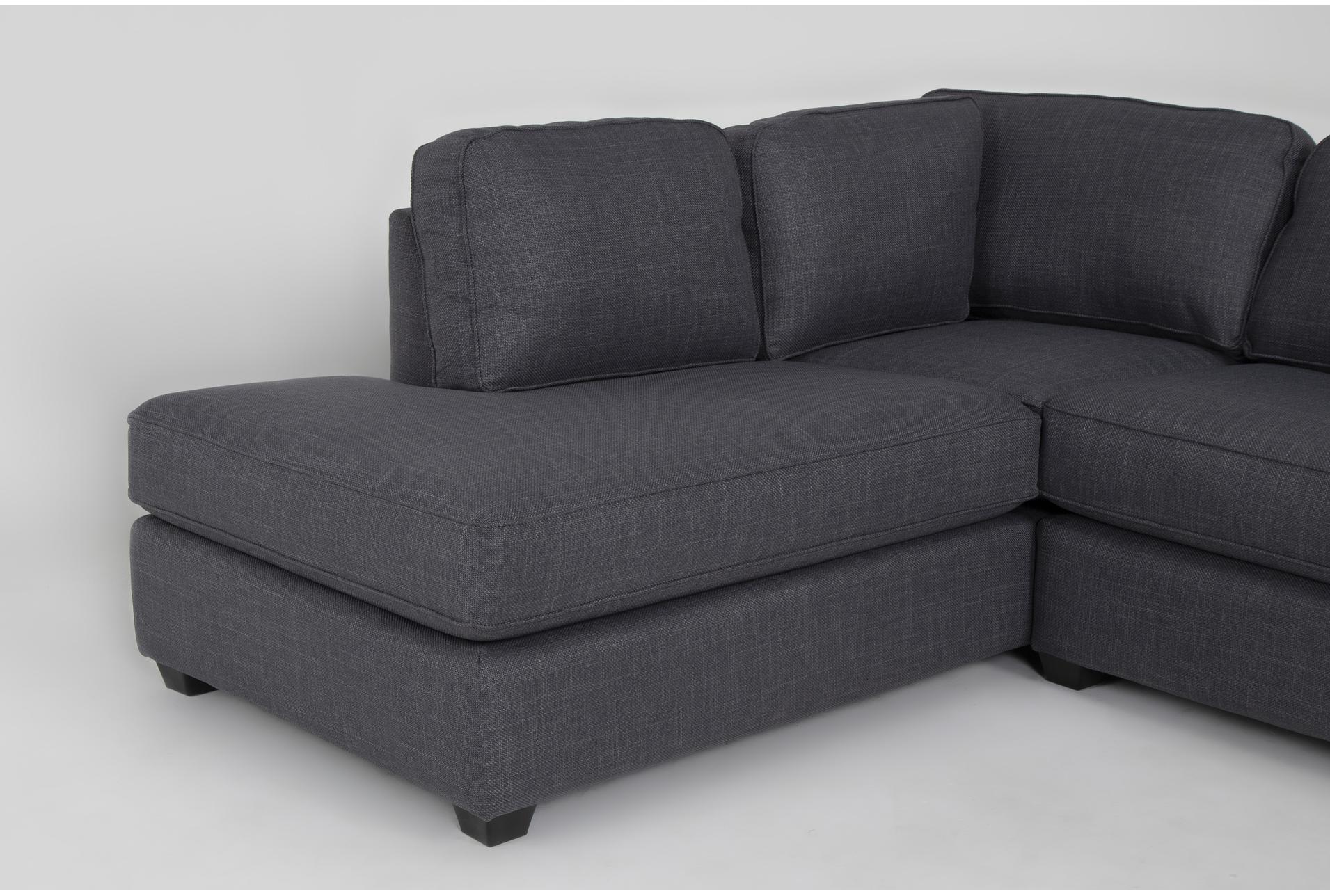 hampstead ii blue 140" 2 piece sectional with right arm facing sofa chaise + left arm facing corner chaise | fabric 8 hampstead ii blue 140" 2 piece sectional with right arm facing sofa chaise + left arm facing corner chaise | fabric