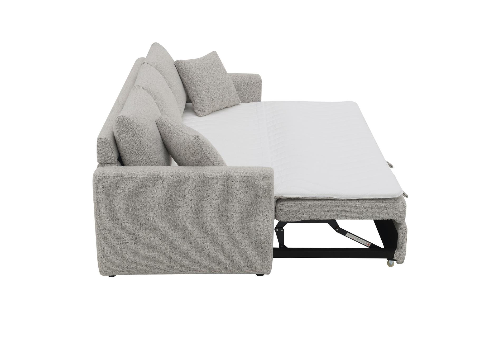 kiera beige 89" boucle fabric convertible futon sleeper sofa bed 13 kiera beige 89" boucle fabric convertible futon sleeper sofa bed