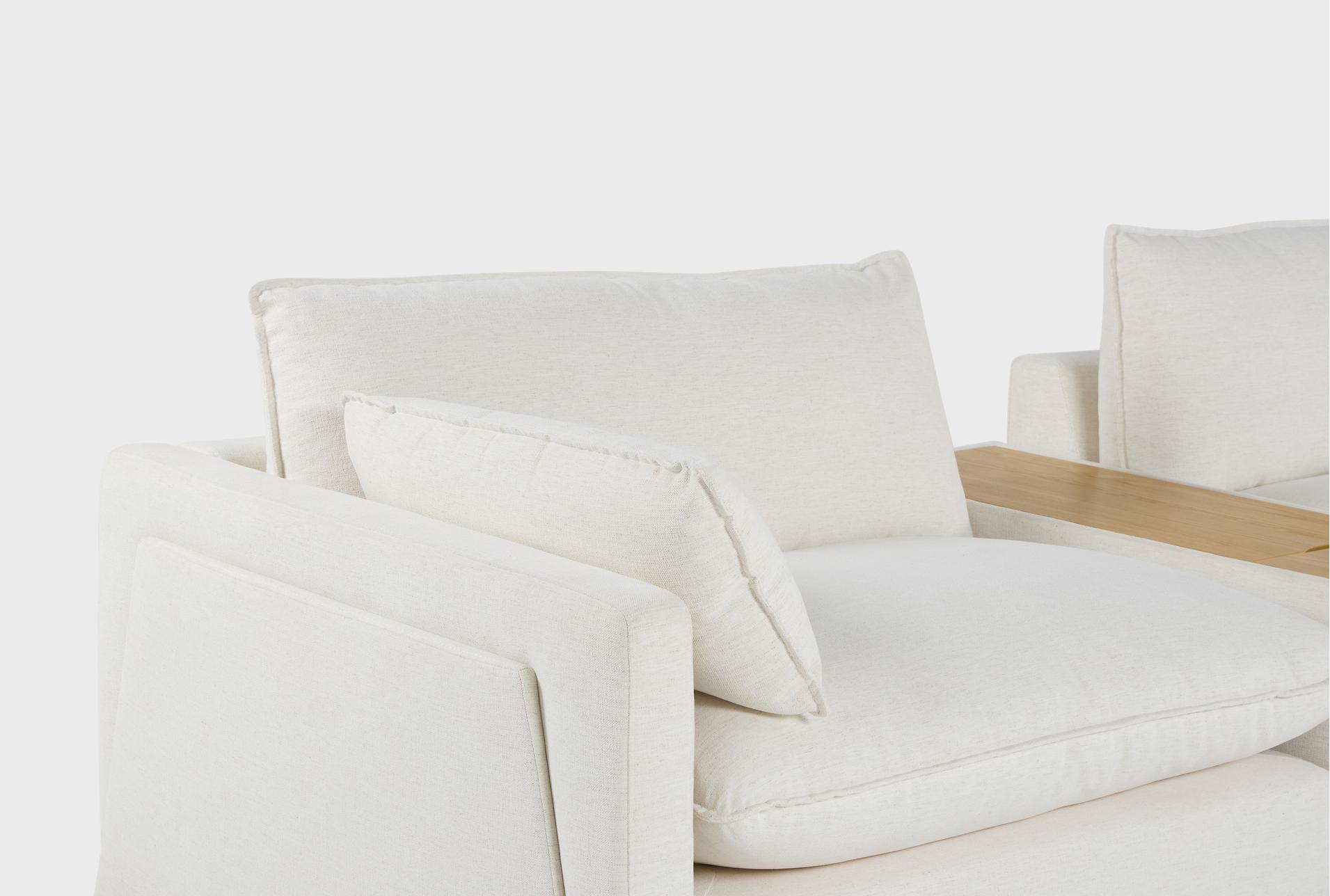 getaway white 199" 7 piece modular sectional with console | featuring crypton performance 25 getaway white 199" 7 piece modular sectional with console | featuring crypton performance