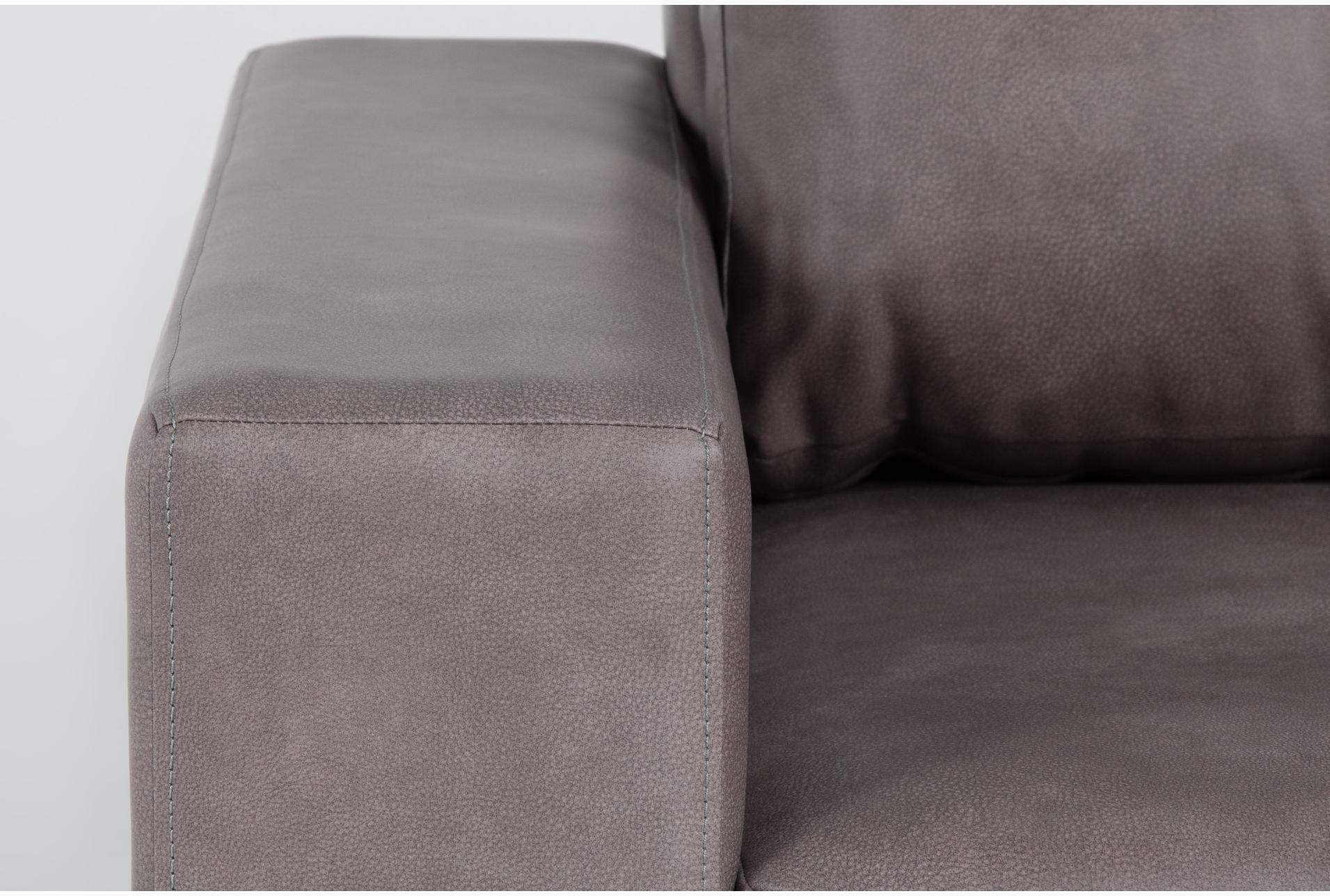 sebastian taupe brown faux leather 109" 2 piece sectional with right arm facing convertible loveseat | fabric | sleeper 12 sebastian taupe brown faux leather 109" 2 piece sectional with right arm facing convertible loveseat | fabric | sleeper