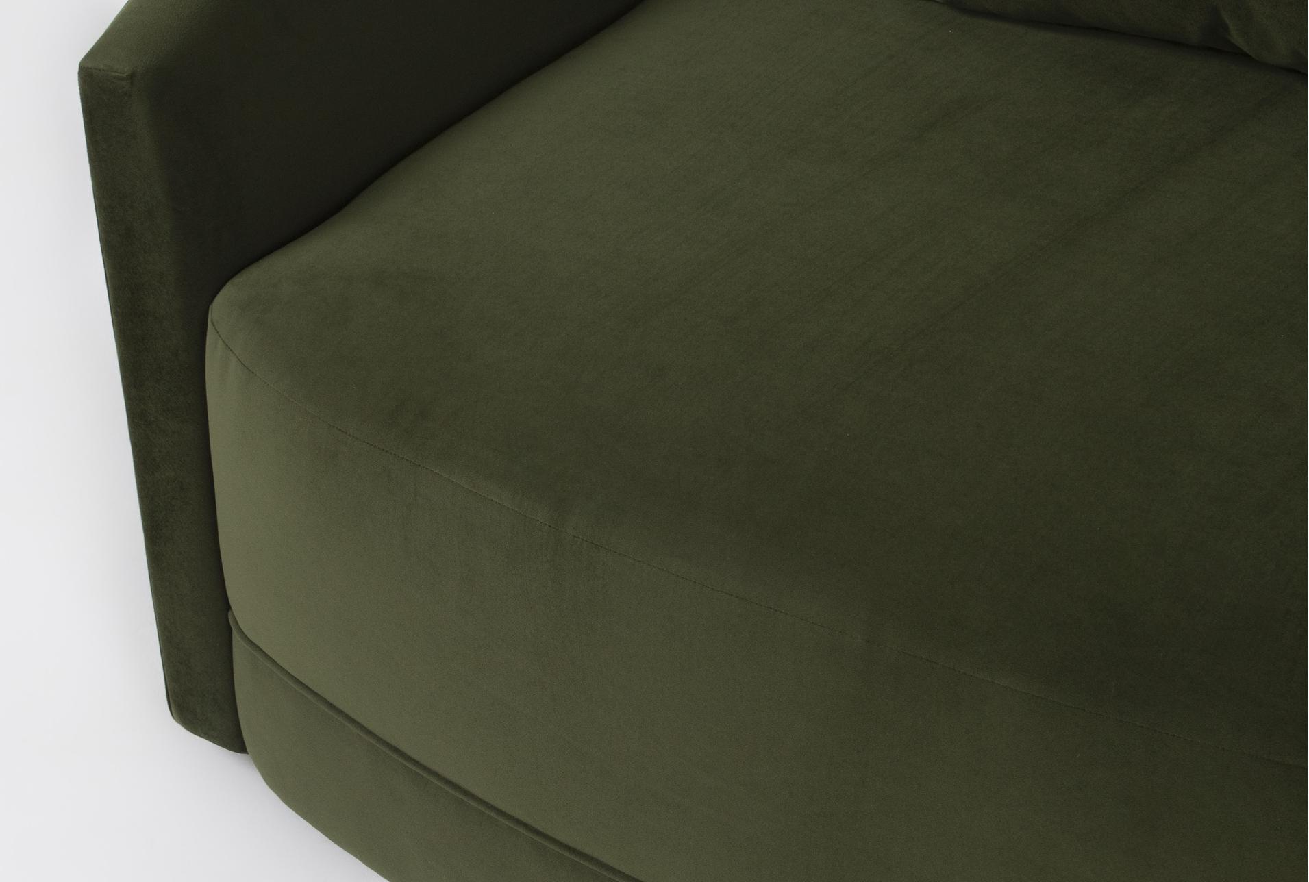 dustin mayes 56" fabric oversized olive green cuddler 12 dustin mayes 56" fabric oversized olive green cuddler