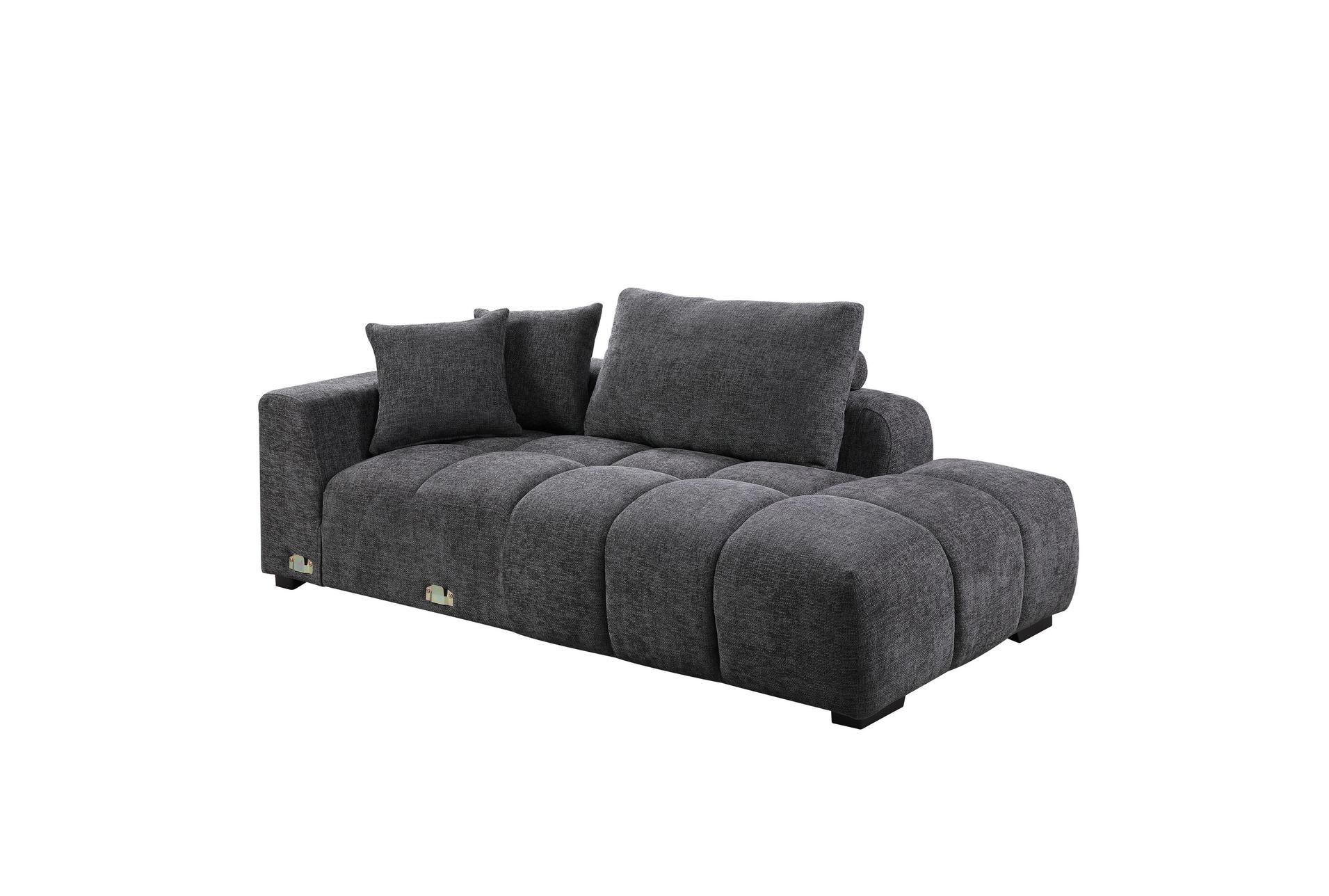 odilon grey chenille sectional sofa with 6 pillows 14 odilon grey chenille sectional sofa with 6 pillows
