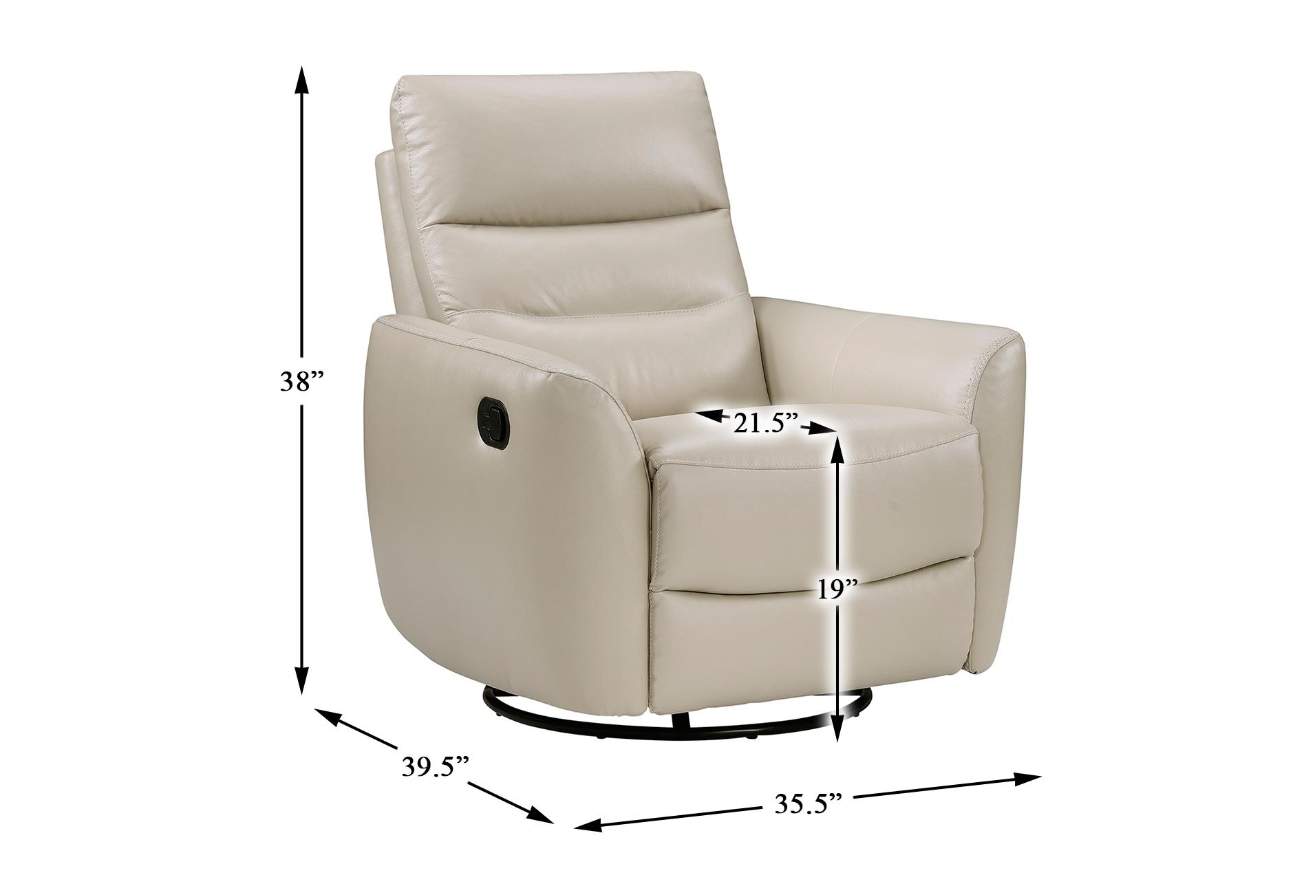 jerita taupe 36" swivel glider reclining chair 16 jerita taupe 36" swivel glider reclining chair