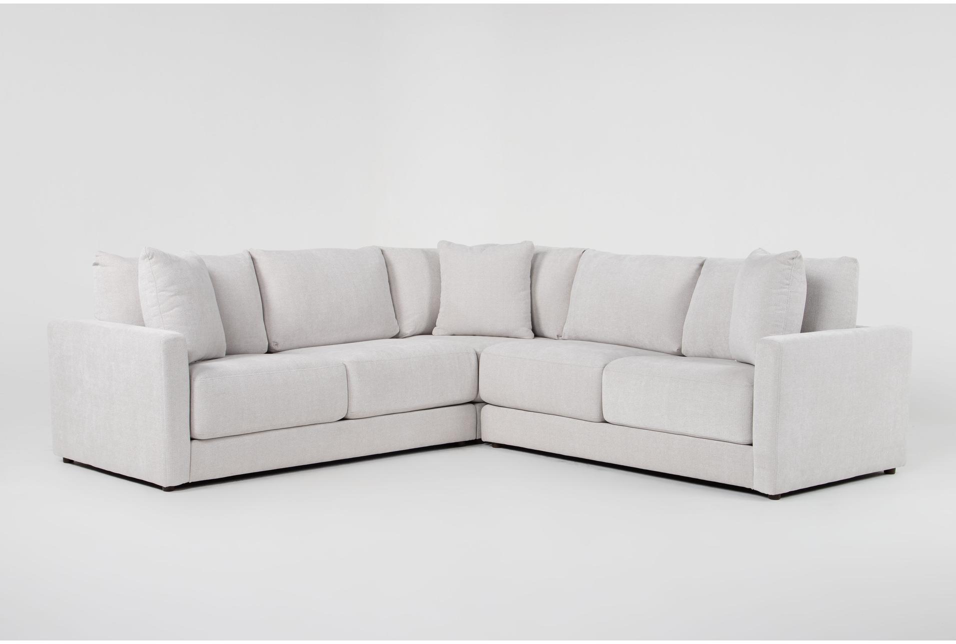 alicia greige chenille 108" 3 piece sectional 1 alicia greige chenille 108" 3 piece sectional