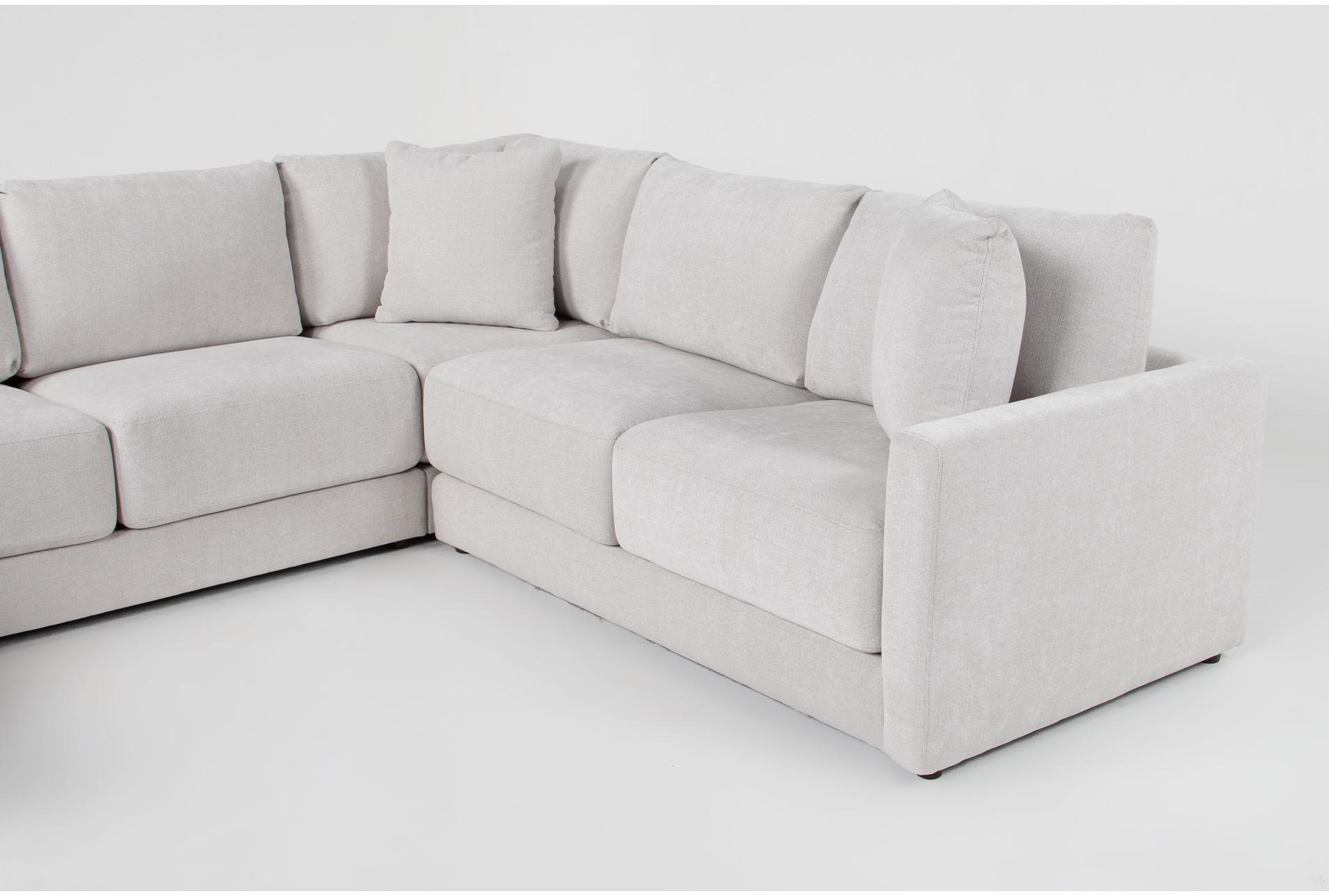 alicia greige chenille 108" 3 piece sectional 9 alicia greige chenille 108" 3 piece sectional