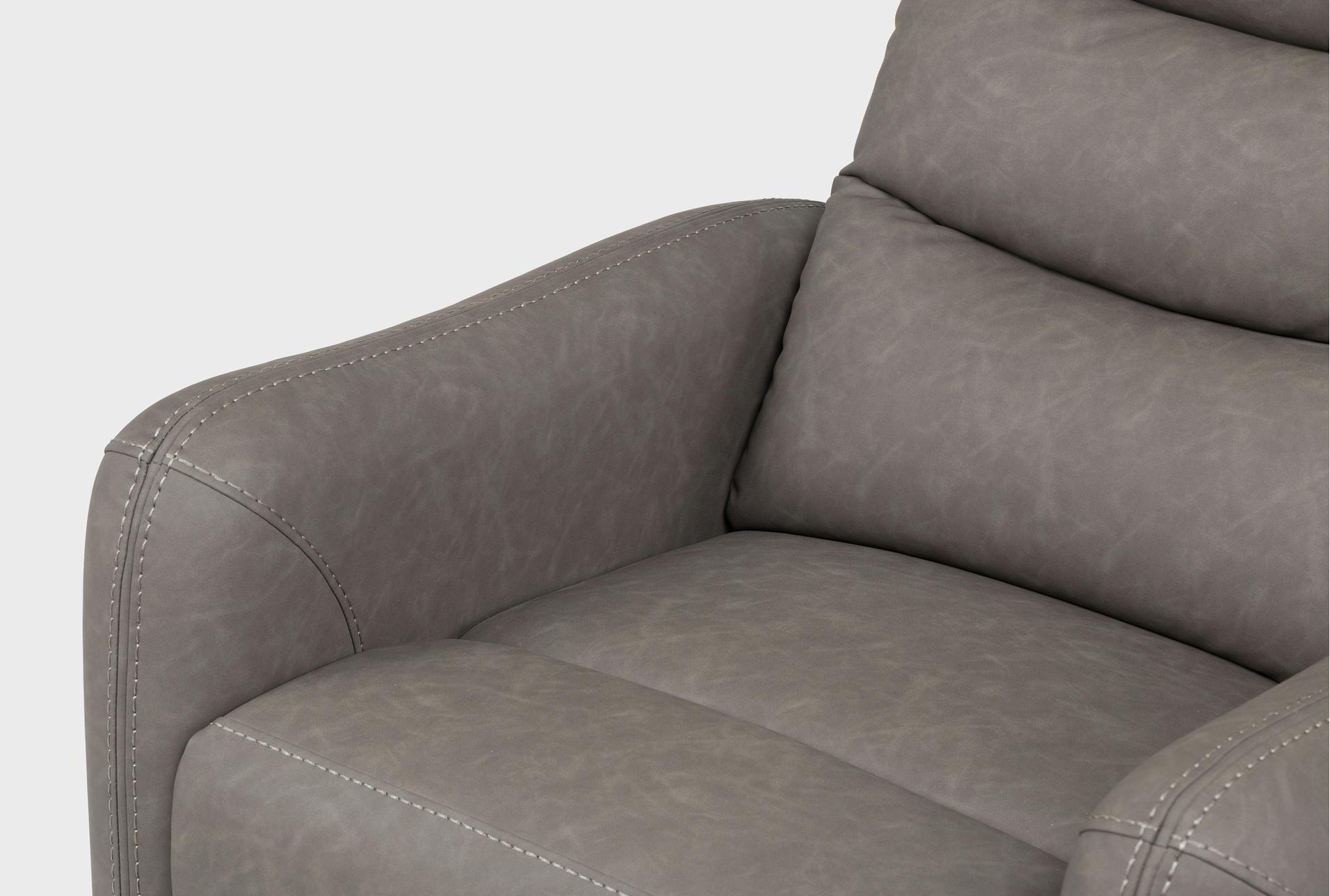 casimir charcoal fabric 34" power recliner with usb set of 2 25 casimir charcoal fabric 34" power recliner with usb set of 2
