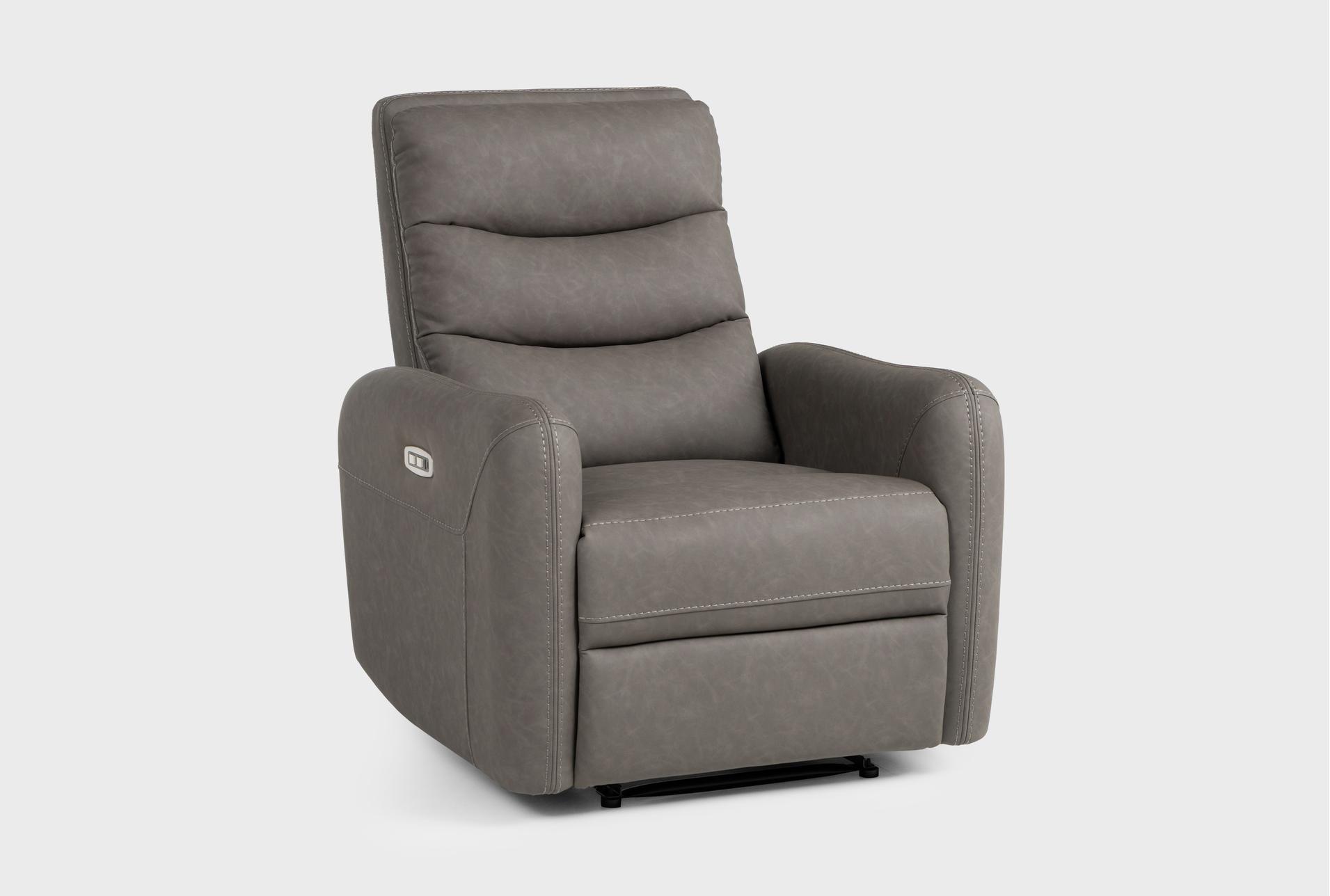 casimir charcoal fabric 34" power recliner with usb set of 2 15 casimir charcoal fabric 34" power recliner with usb set of 2