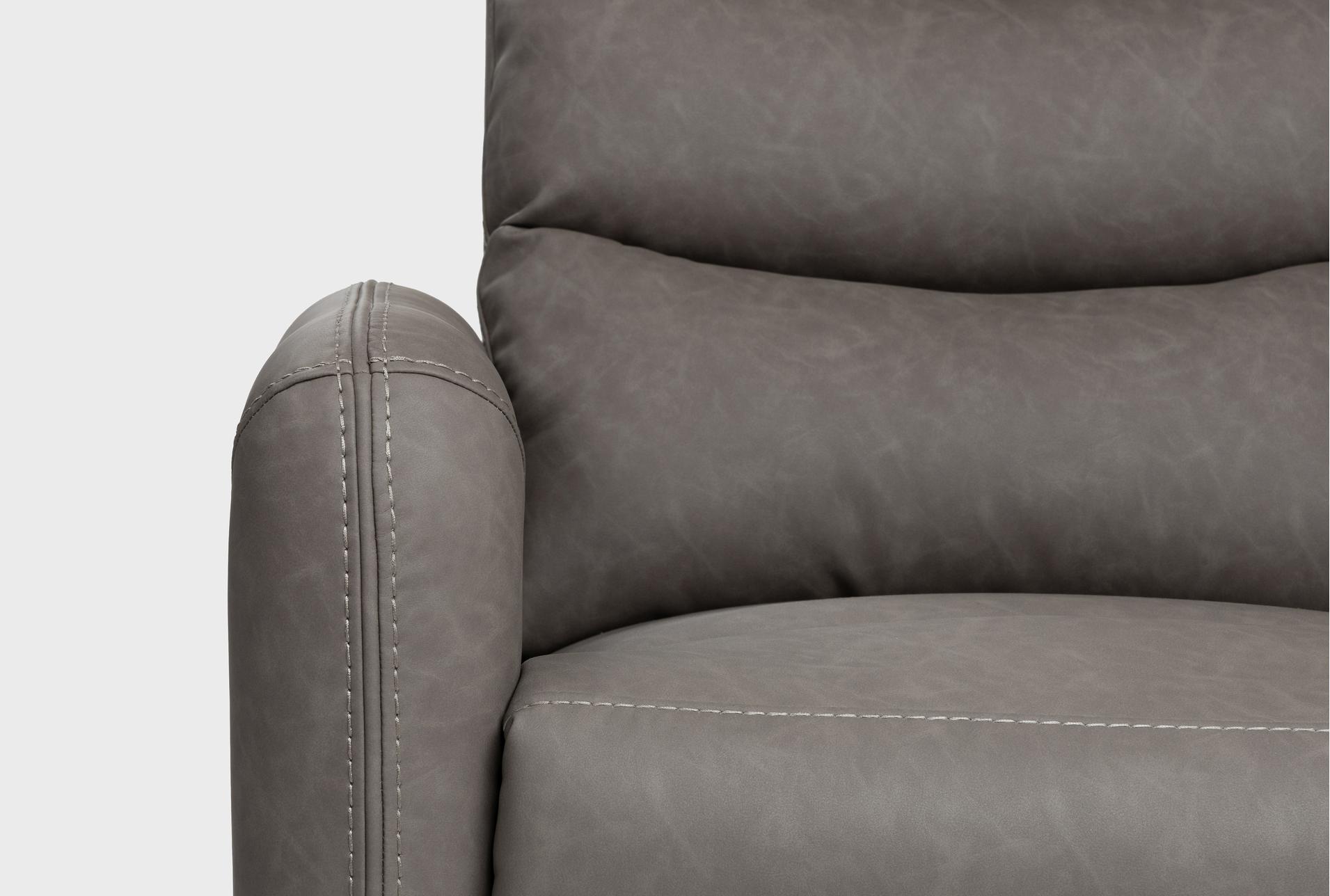 casimir charcoal fabric 34" power recliner with usb set of 2 20 casimir charcoal fabric 34" power recliner with usb set of 2