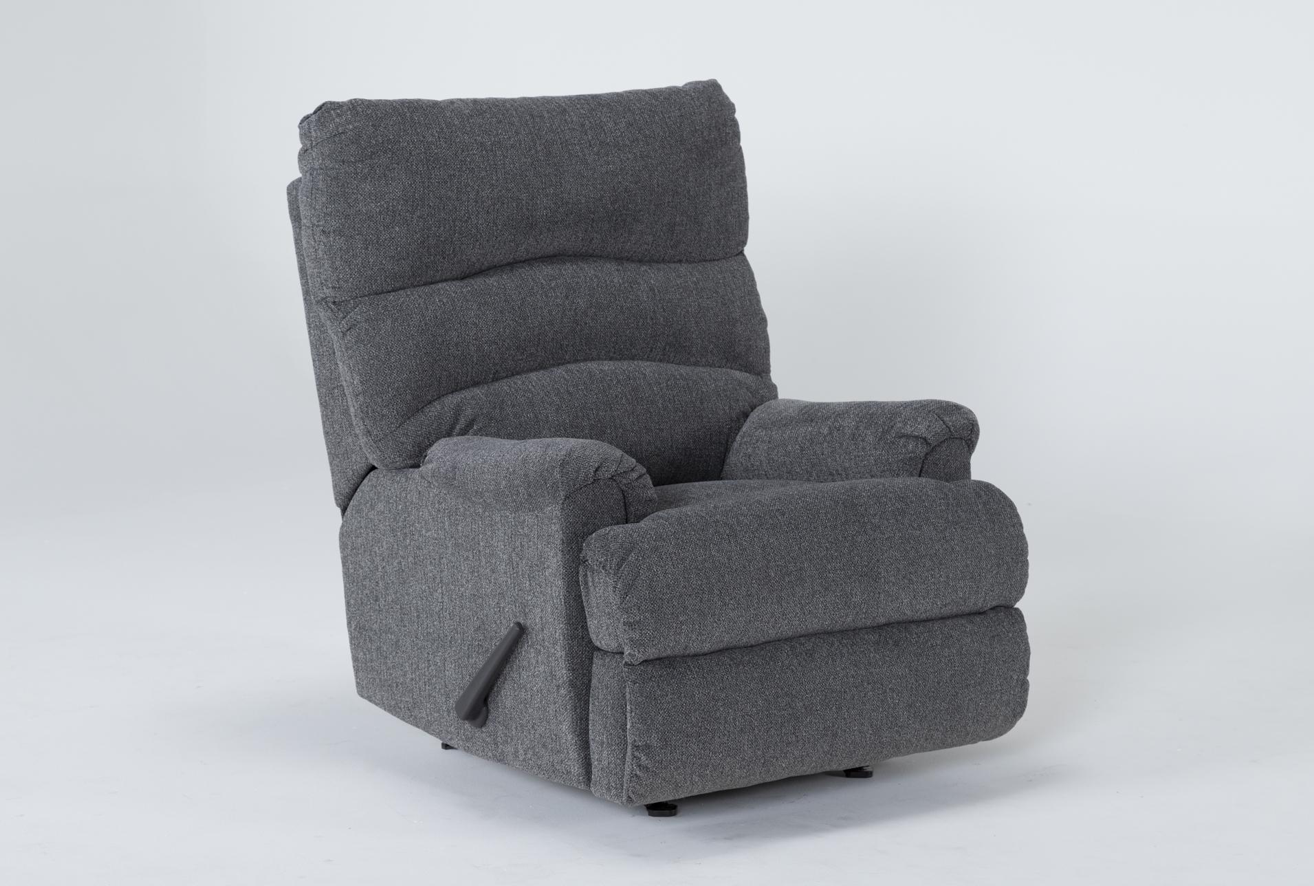 man fort graphite grey manual rocker recliner 10 man fort graphite grey manual rocker recliner
