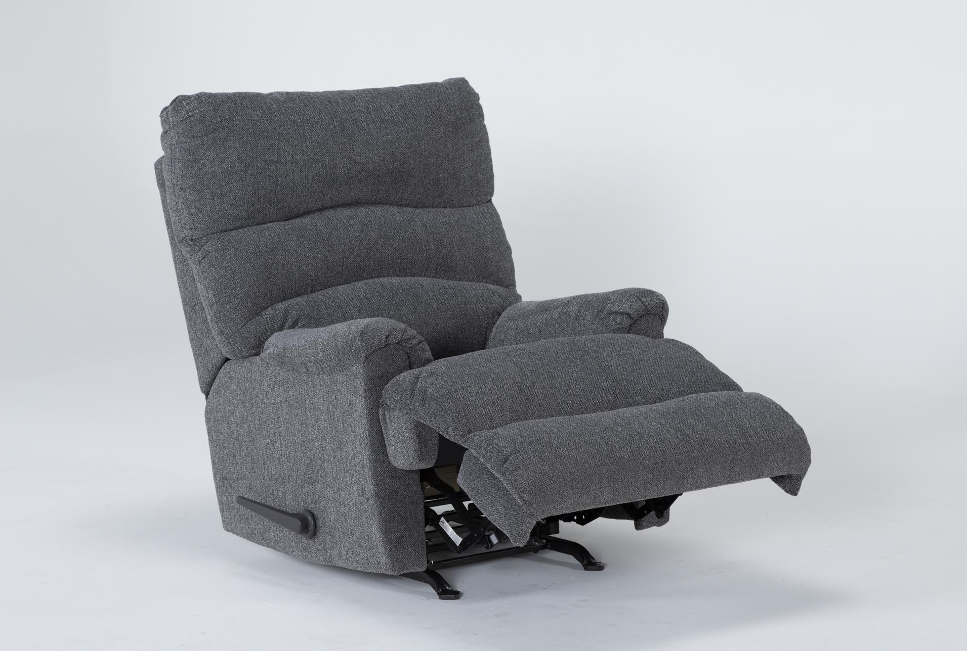 man fort graphite grey manual rocker recliner 11 man fort graphite grey manual rocker recliner
