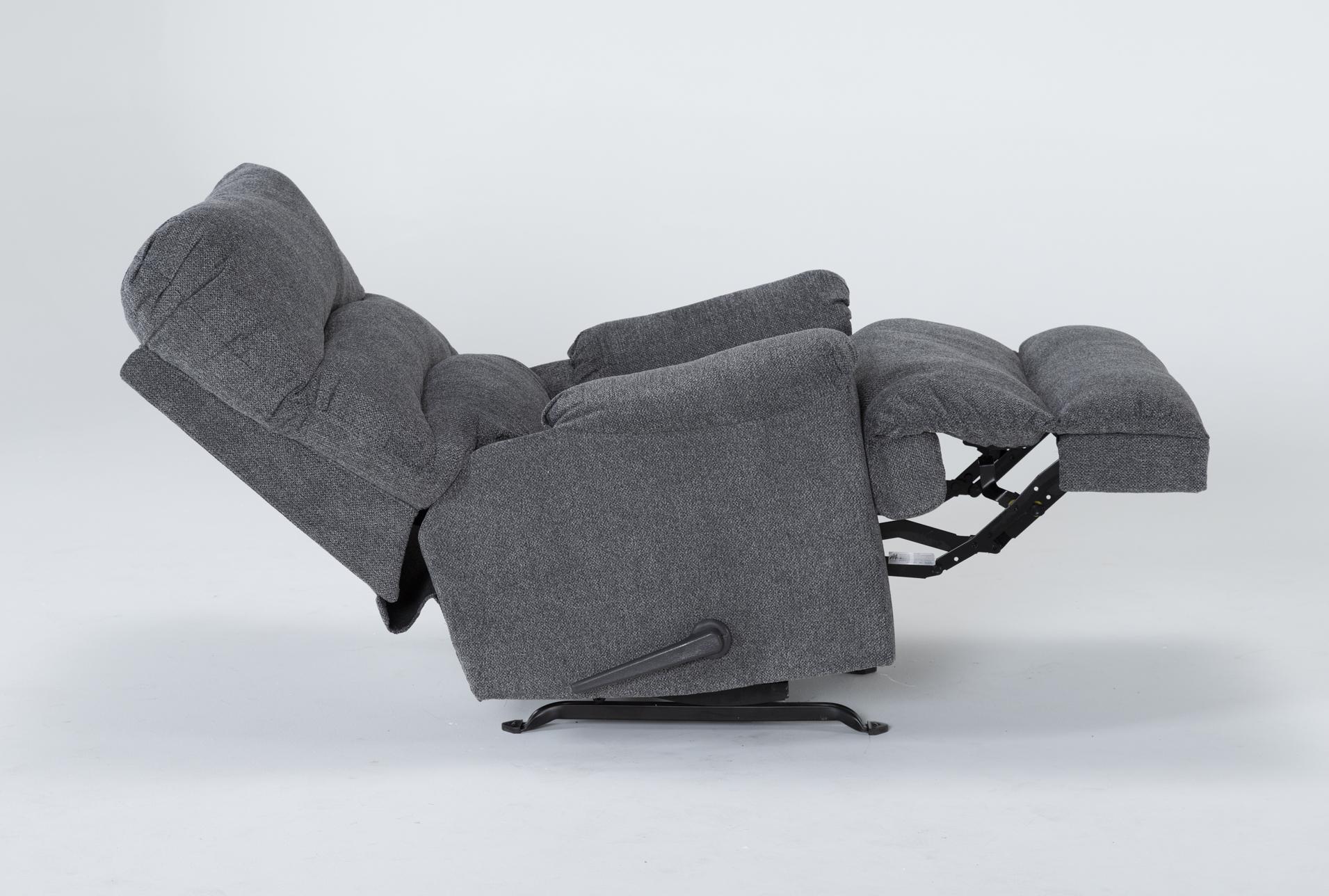 man fort graphite grey manual rocker recliner 12 man fort graphite grey manual rocker recliner