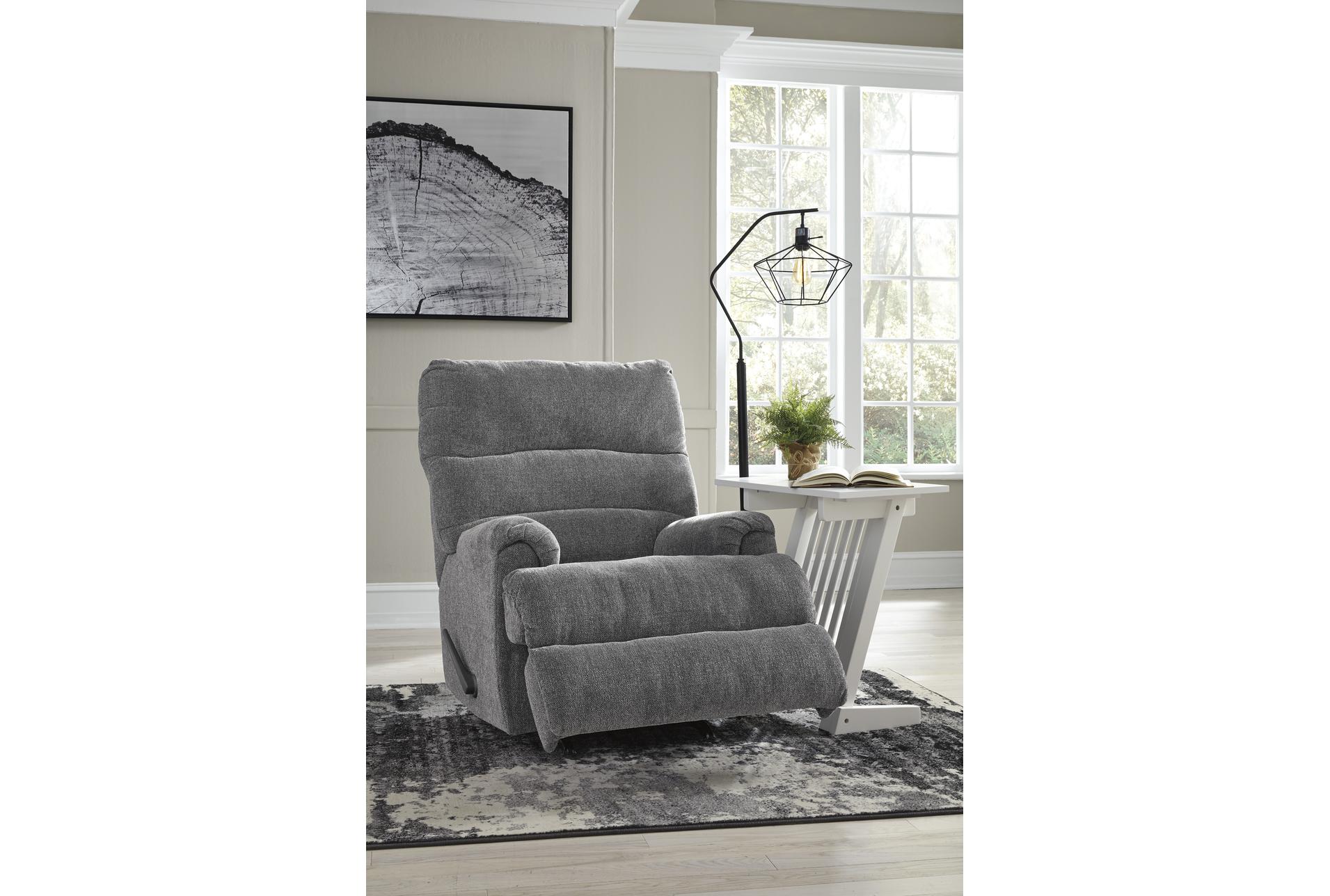 man fort graphite grey manual rocker recliner 16 man fort graphite grey manual rocker recliner