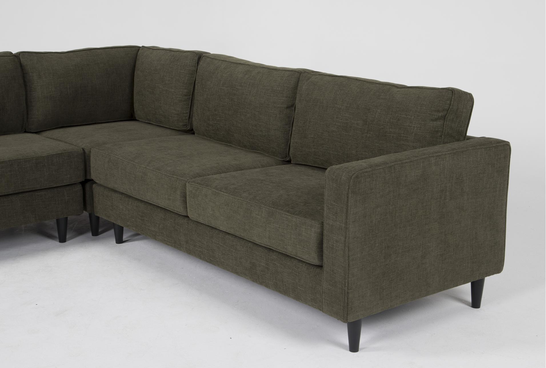 calais iii green 108" 3 piece sectional 9 calais iii green 108" 3 piece sectional