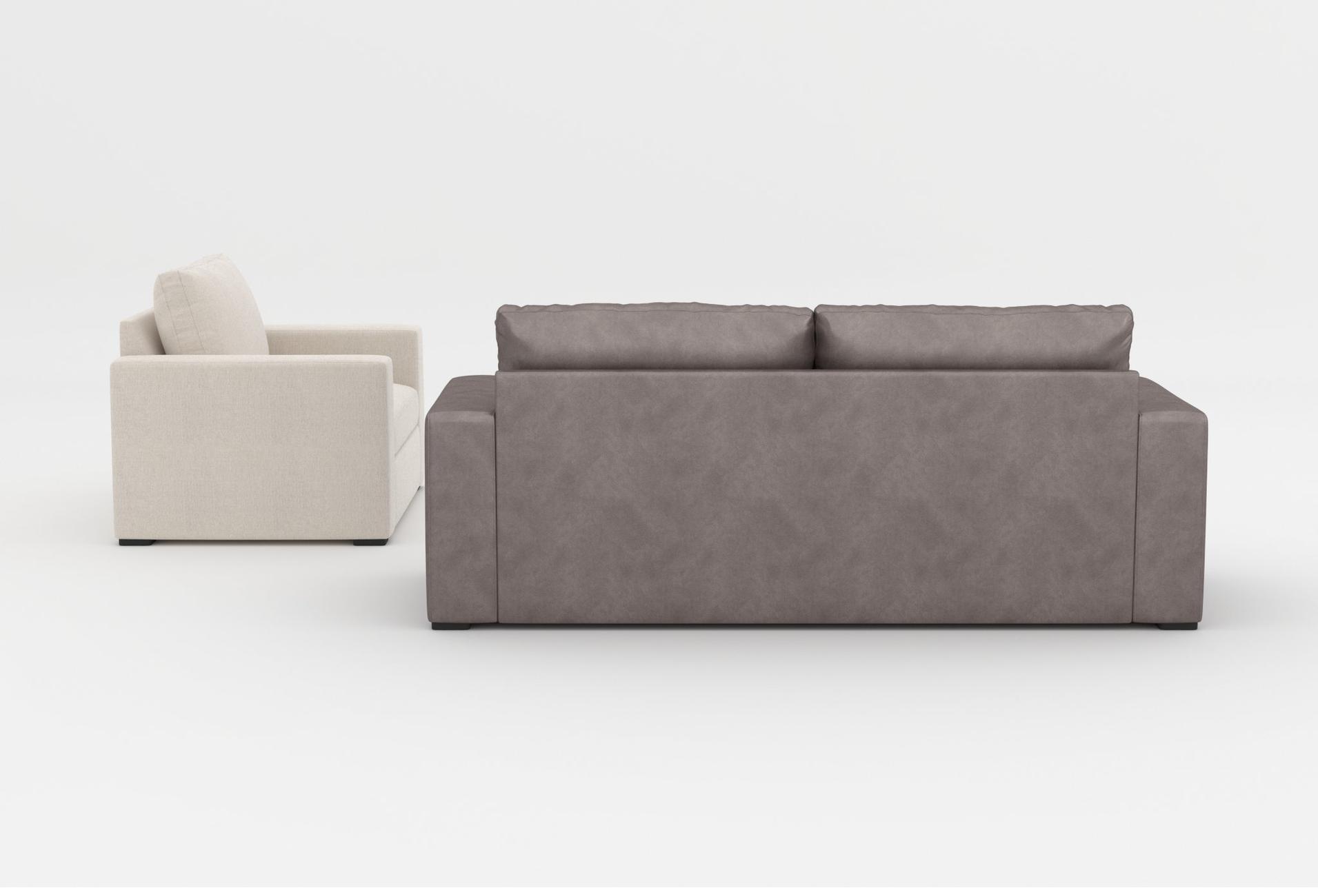 sebastian taupe faux leather 92" convertible futon sleeper sofa bed|sebastian cream chenille fabric 55" oversized chair 19 sebastian taupe faux leather 92" convertible futon sleeper sofa bed|sebastian cream chenille fabric 55" oversized chair