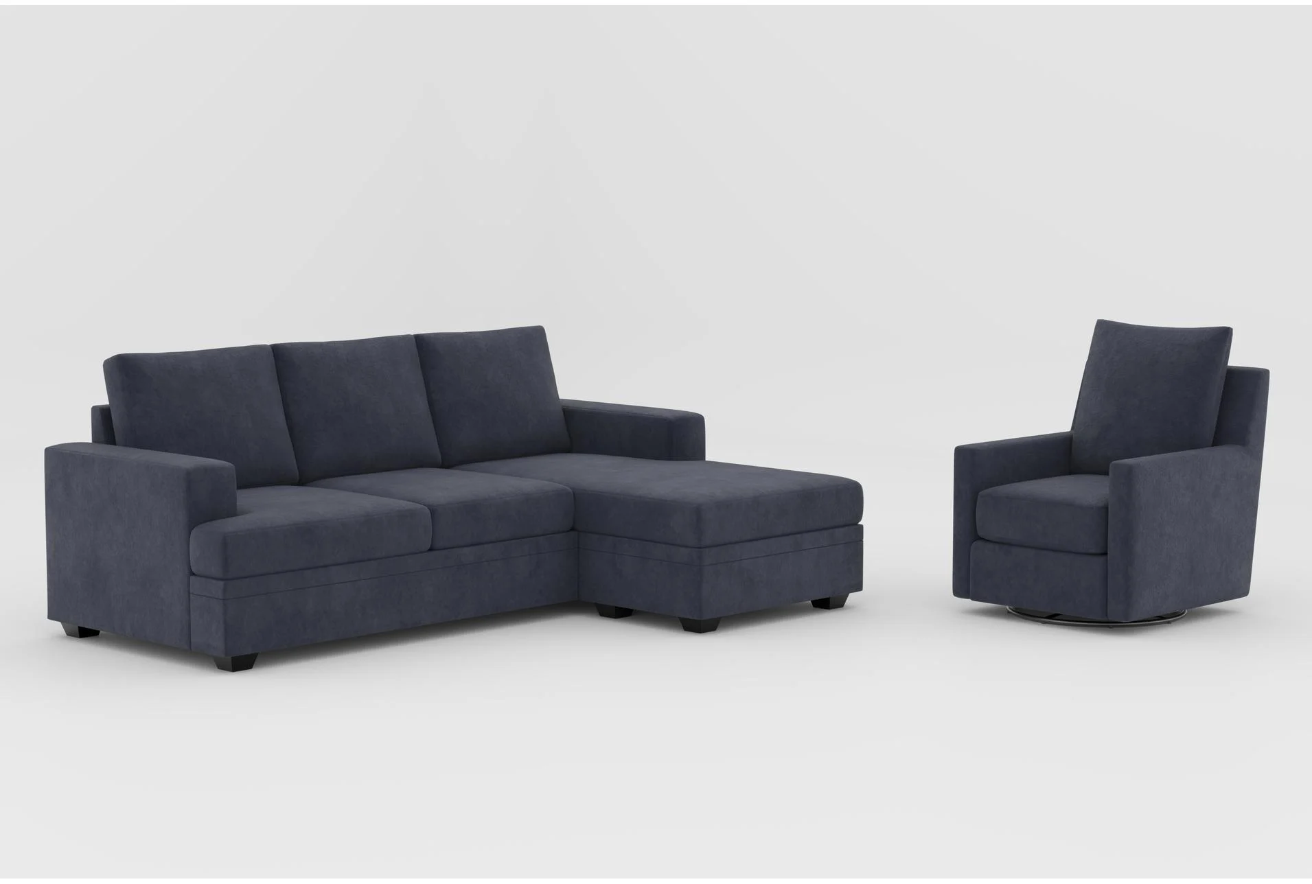 bonaterra midnight blue fabric 97" queen memory foam sleeper sofa bed with reversible chaise|bonaterra midnight blue navy fabric swivel glider arm chair 1 bonaterra midnight blue fabric 97" queen memory foam sleeper sofa bed with reversible chaise|bonaterra midnight blue navy fabric swivel glider arm chair