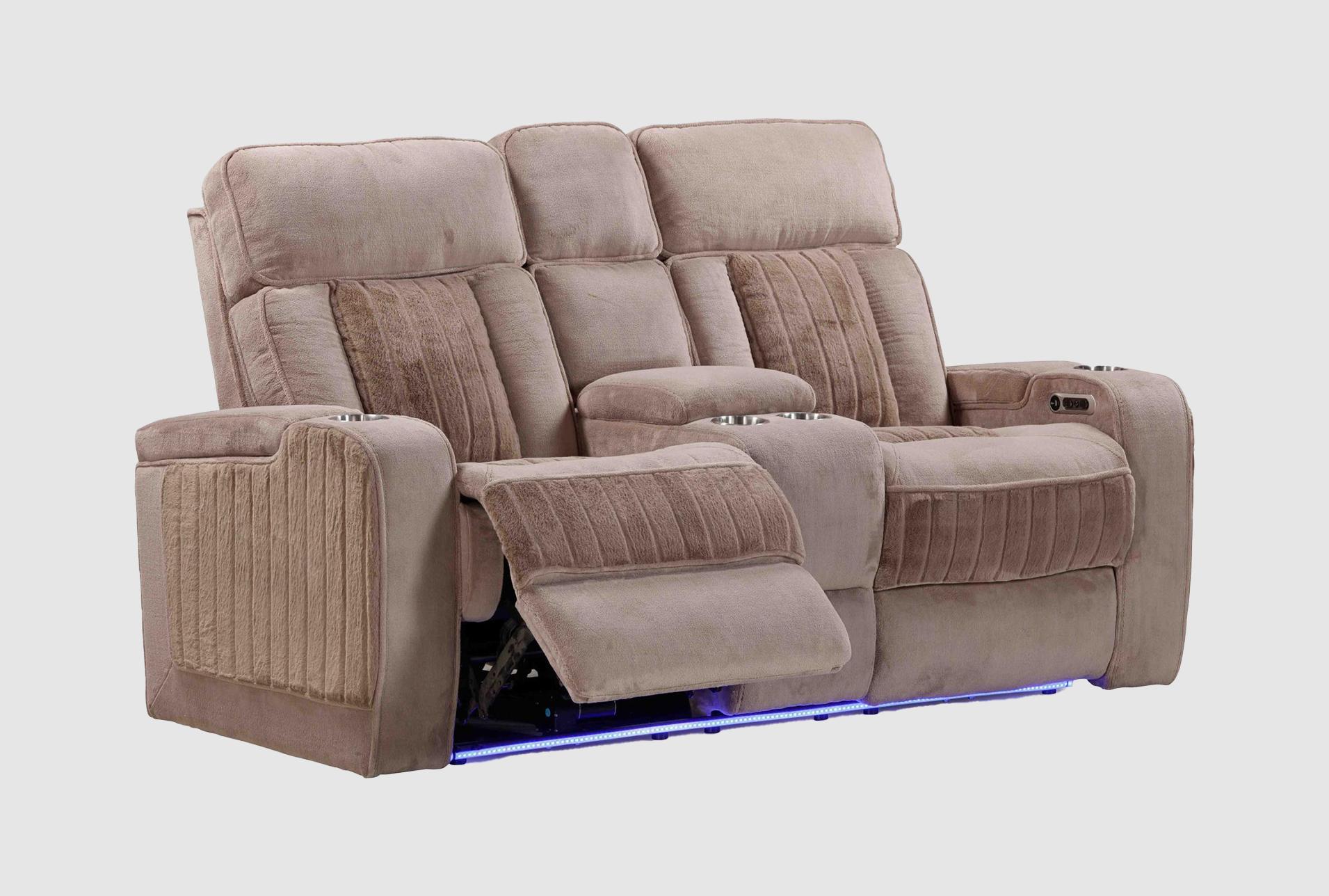 equinox mushroom power console loveseat 1 equinox mushroom power console loveseat