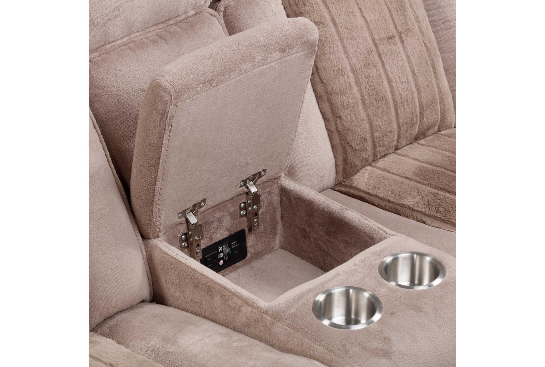 equinox mushroom power console loveseat 9 equinox mushroom power console loveseat