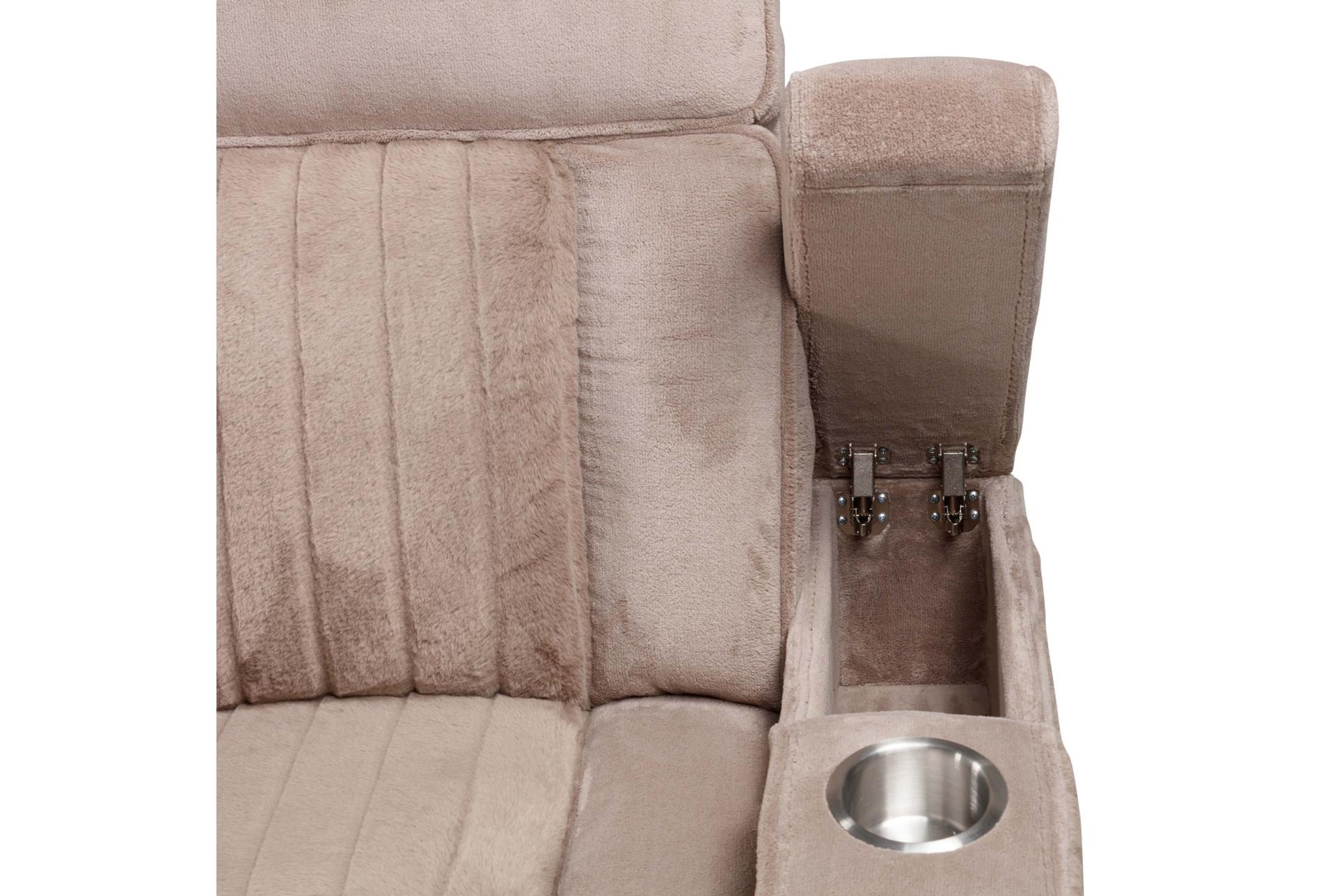 equinox mushroom power console loveseat 12 equinox mushroom power console loveseat