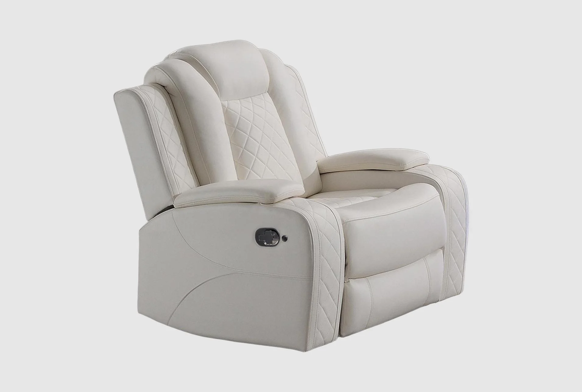 cherice white glider recliner 1 cherice white glider recliner