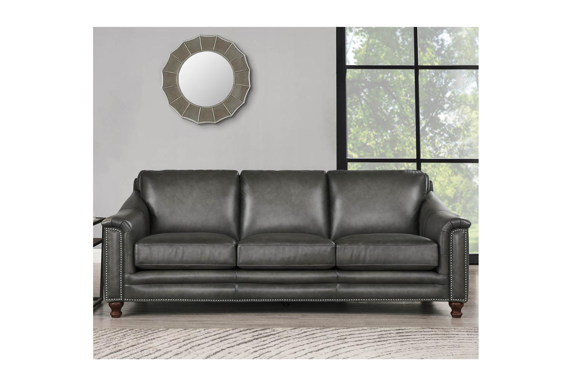 nora dark grey top grain leather sofa 10 nora dark grey top grain leather sofa