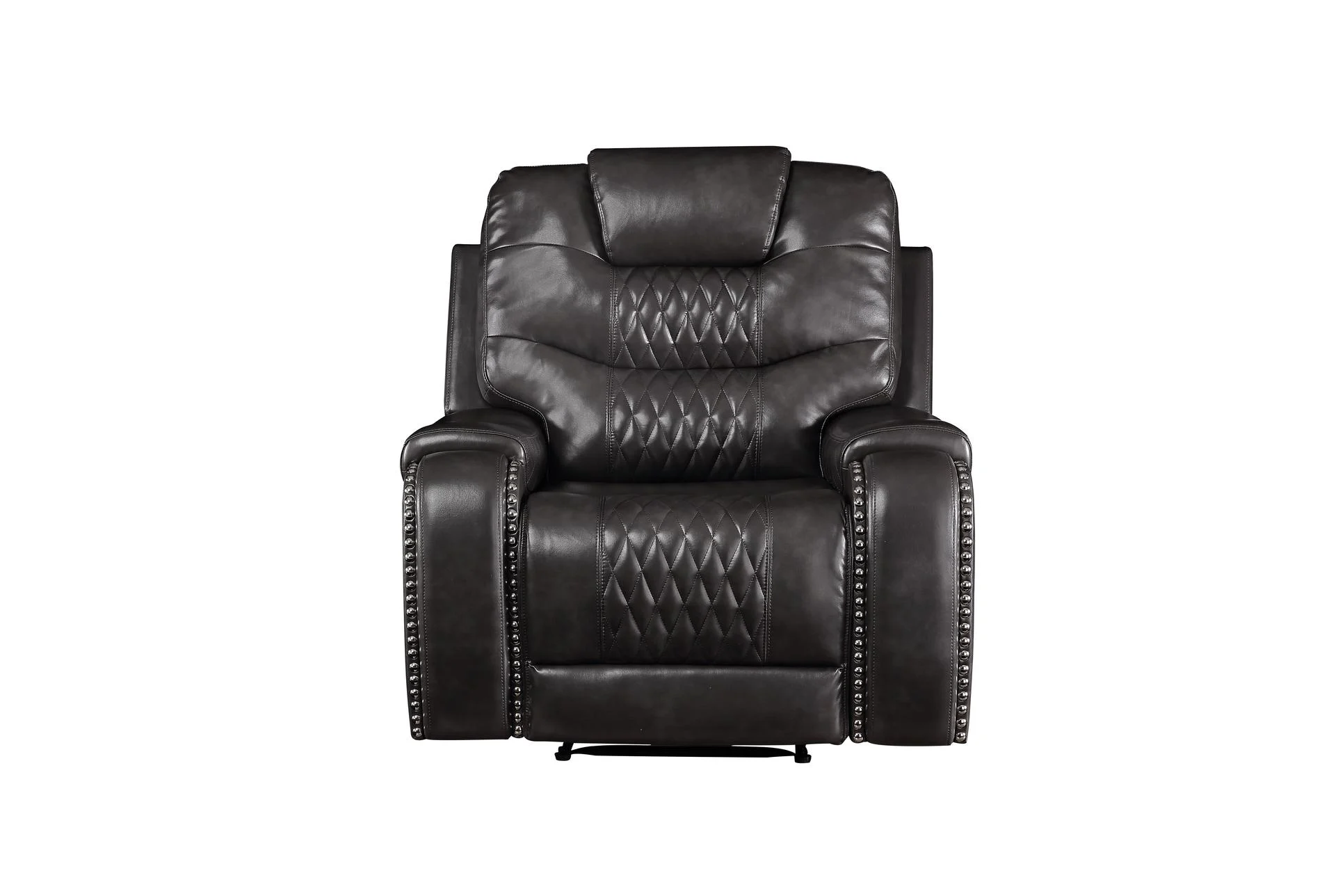 braylon leather power  42" recliner