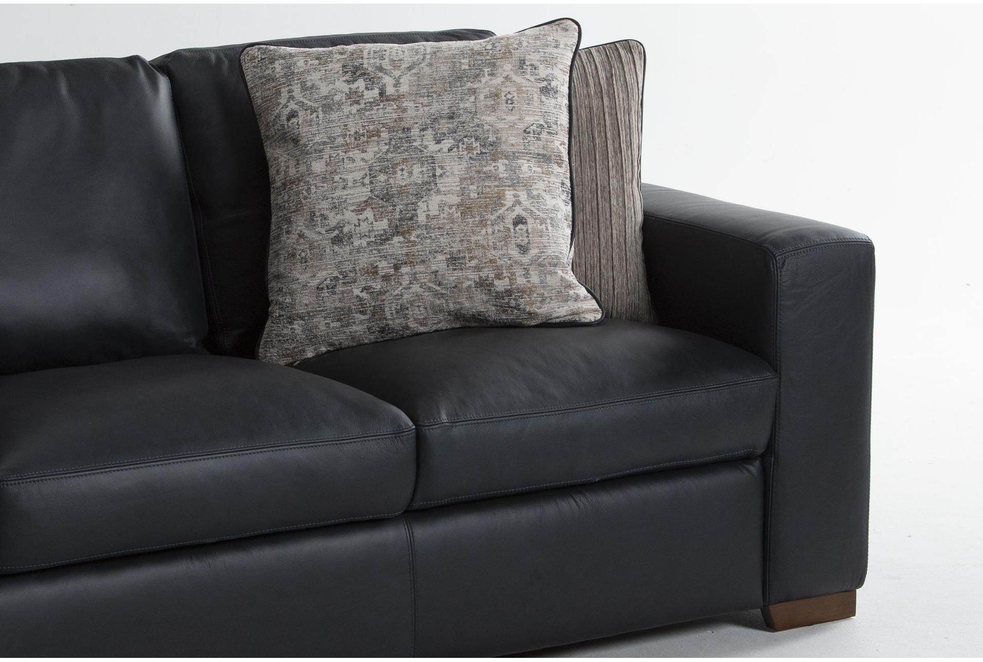 big sur blue leather 136" 4 piece l-shaped modular sectional & arm chair 14 big sur blue leather 136" 4 piece l-shaped modular sectional & arm chair