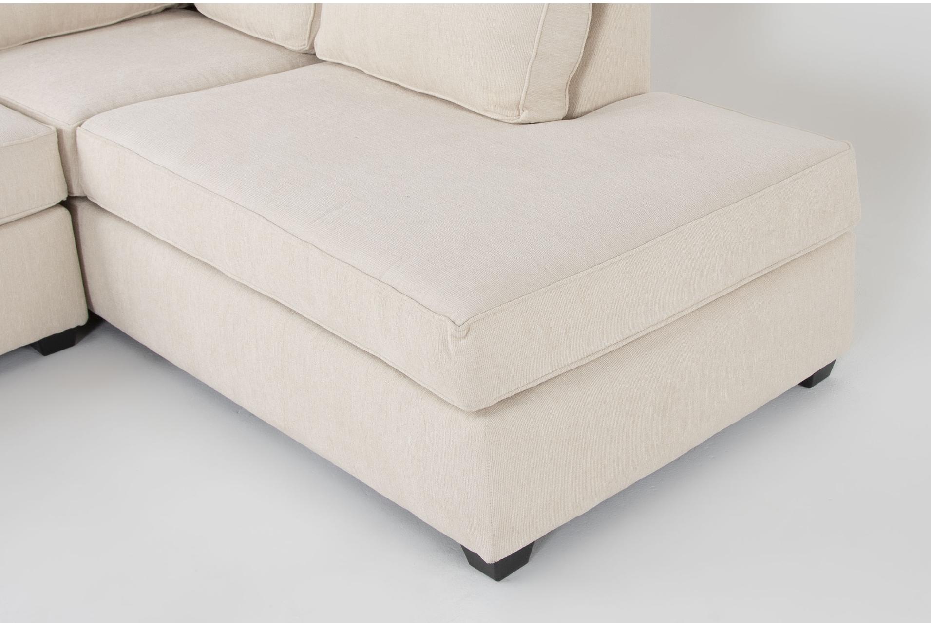 mathers cream beige white fabric 125" 2 piece l-shaped sectional with left arm facing sofa & right arm facing corner chaise 7 mathers cream beige white fabric 125" 2 piece l-shaped sectional with left arm facing sofa & right arm facing corner chaise