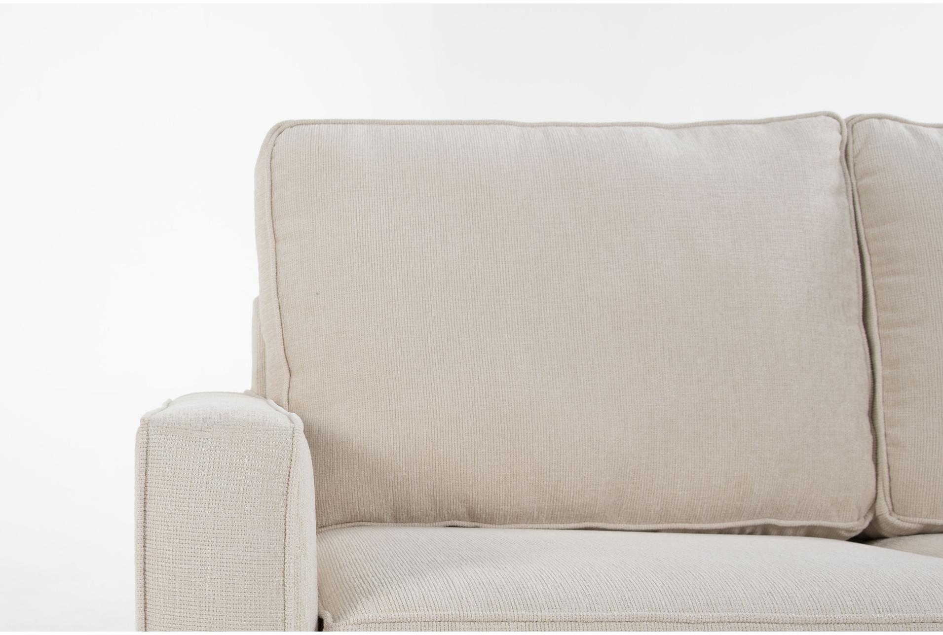 mathers cream beige white fabric 125" 2 piece l-shaped sectional with left arm facing sofa & right arm facing corner chaise 8 mathers cream beige white fabric 125" 2 piece l-shaped sectional with left arm facing sofa & right arm facing corner chaise